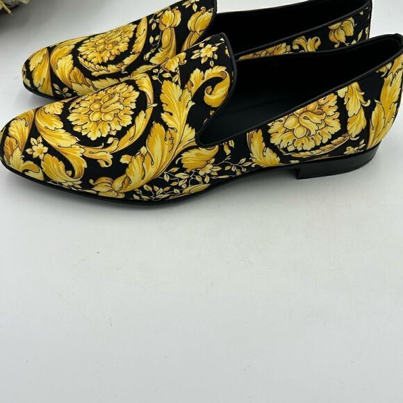 Men’s Versace Barraco satin slippers size 41 made in Italy main image 11